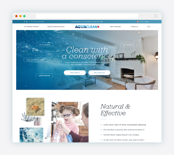 Website redesign - AquaMedia